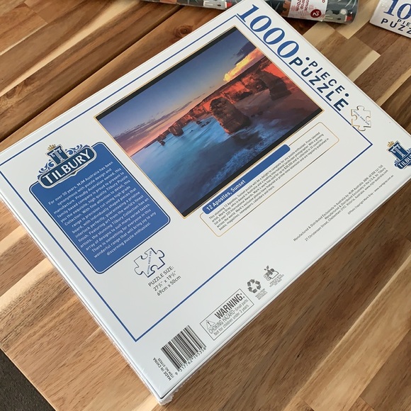 Christmas Gift Wrapped Puzzle 1000 piece 12 Apostles Sunset - Picture 3 of 3